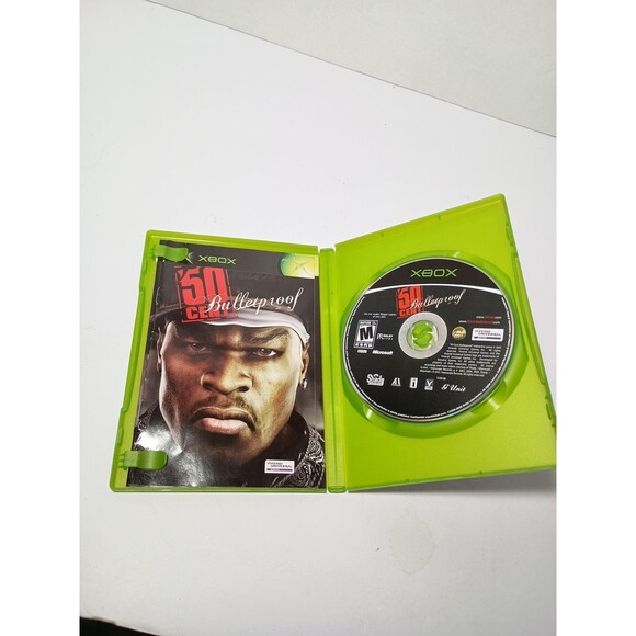 50 Cent Bulletproof Original Xbox CIB Complete Box Rare Black Label Video Game - Picture 7 of 14
